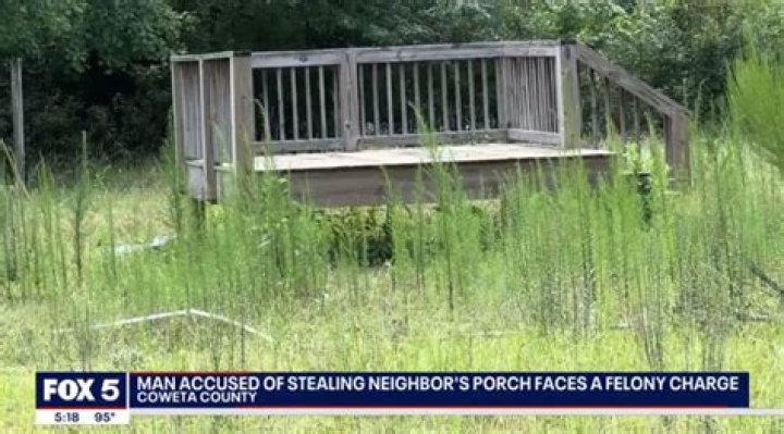 Georgia Man Arrested For Stealing Neighbor’s Entire Front Porch