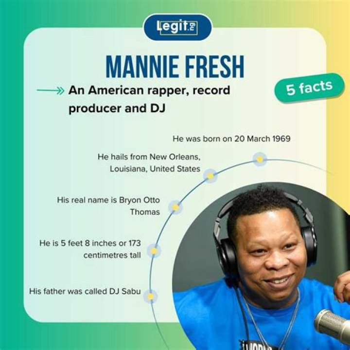 Mannie Fresh Bio & Wiki: Net Worth, Age, Height & Weight