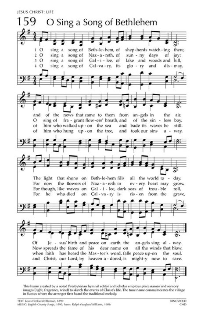 O Sing a Song of Bethlehem