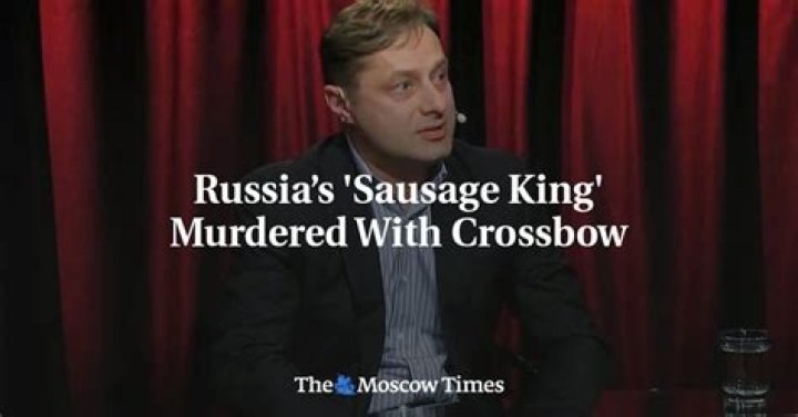 Russia's 'Sausage King' Murdered With Crossbow In Home Sauna